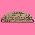 🧙‍♀🧟‍♀👻Wooden Halloween advent calender | Witch Count down | reusable | plastic free | holiday decoration | Halloween decor