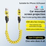🔥4 in 1 Spring Fast Charging Cable