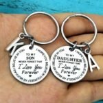 💓 （ Best Father Mother Gift）My Son / Daughter I Love You Forever Keychain