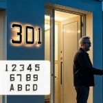 Solar-Powered Outdoor House Number Light