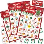 🎄Christmas Bingo game cards 🎅 Holiday Party Games for 24 Players